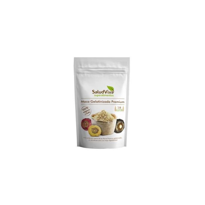 SALUD VIVA Maca Premium Gelatinizada Polvo 250g Eco - Mezcla de Maca Negra, Amarilla y Roja Peruana