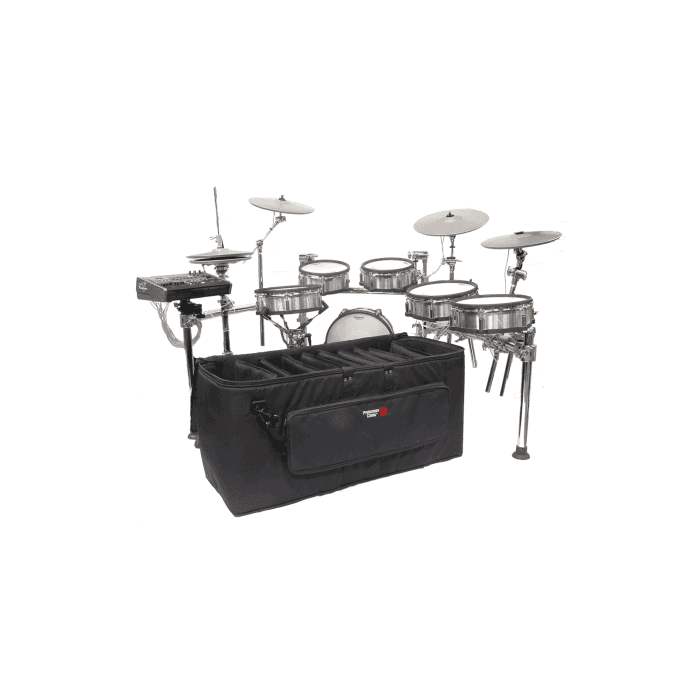 GATOR Funda Batería Electrónica Gator Nylon con Ruedas 49x32x103 cm 2