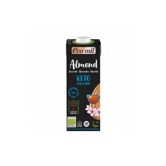 Ecomil Bebida de Almendra Nature Keto 1 Litro (6 Unidades) Bio