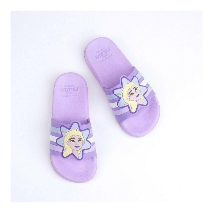 Chanclas para Niños Frozen Lila 3