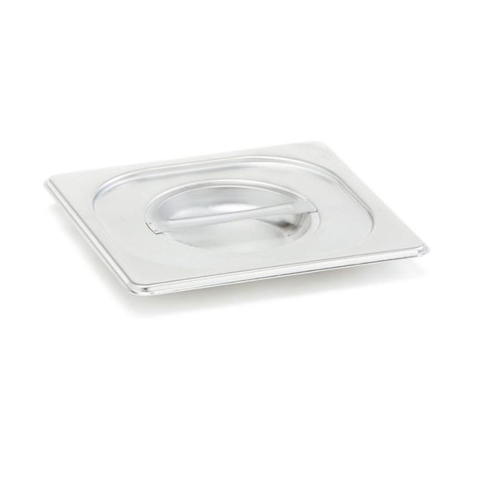DBMARK - GNL16000 - Tapa normal GN 1/6 de acero inoxidable. Tamaño 16,2 x 17,6 cm. - Venta 1 unidad
