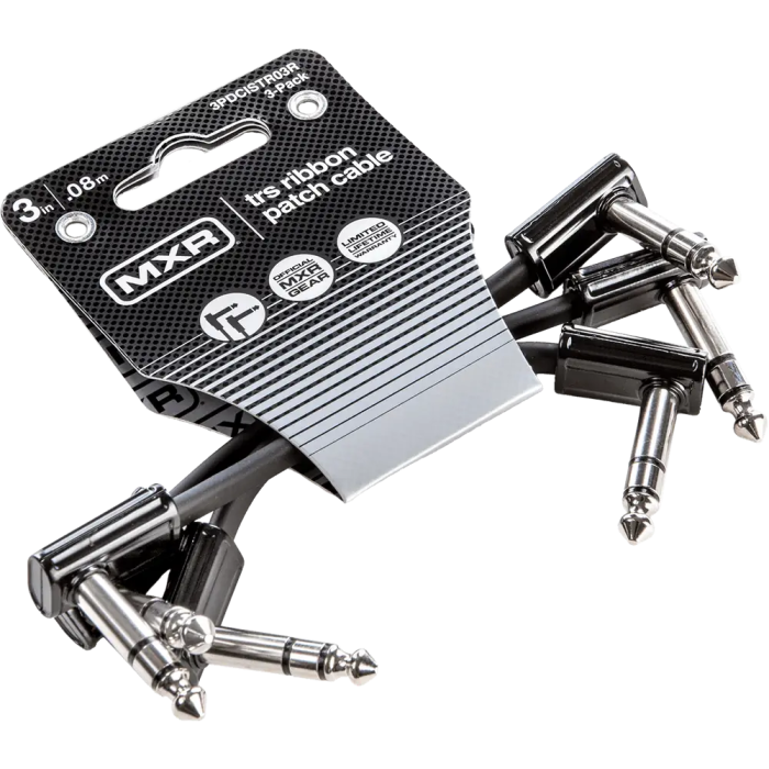 MXR Cable Ribbon Patch TRS 8 Cm - Pack de 3 1