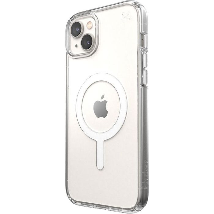 Speck Presidio Perfect Clear Funda Transparente MagSafe para iPhone 14 Plus y 15 Plus con Protección Caídas y Microban Antimicrobiana 1