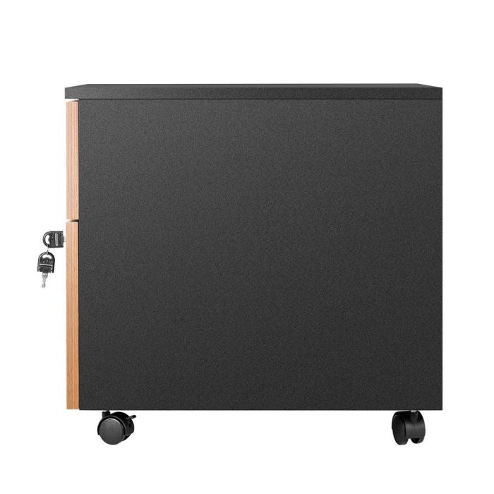 Phoenix technologies Cajonera Artisan de Oficina, 2 cajones, Negro con frontales en madera de nogal, 40x54.5x44.2 cm 5 Phoenix technologies Cajonera Artisan de Oficina, 2 cajones, Negro con frontales en madera de nogal, 40x54.5x44.2 cm 5