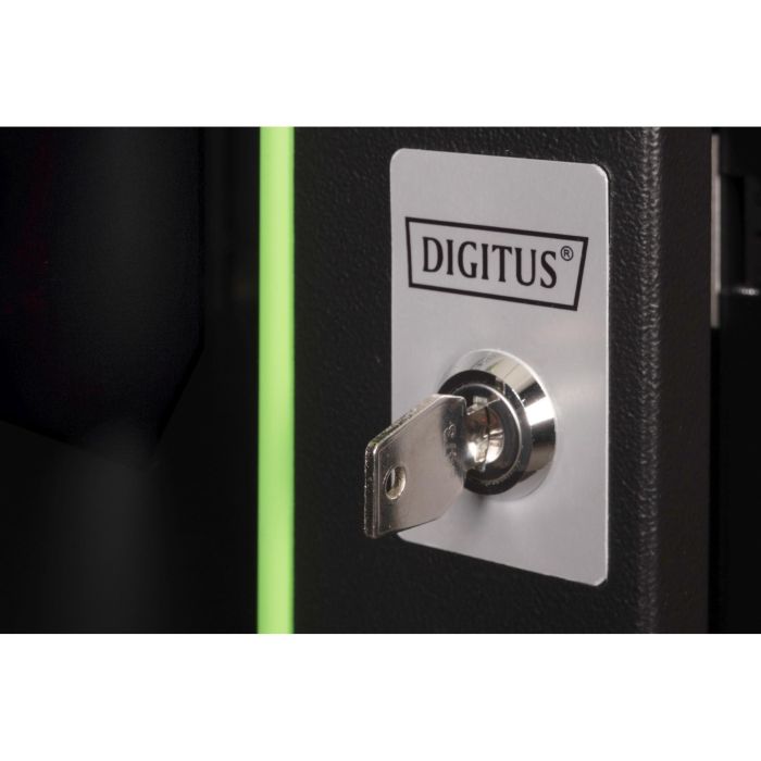 Digitus Armario de Pared Unique 7U 420x600x600mm, negro 8
