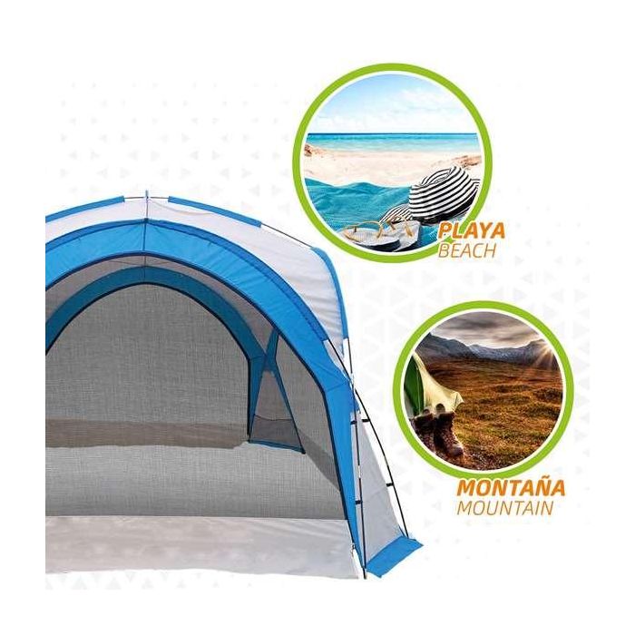 Carpa para Playa Aktive Mosquitera De acampada 350 x 260 x 350 cm 5 Carpa para Playa Aktive Mosquitera De acampada 350 x 260 x 350 cm 5