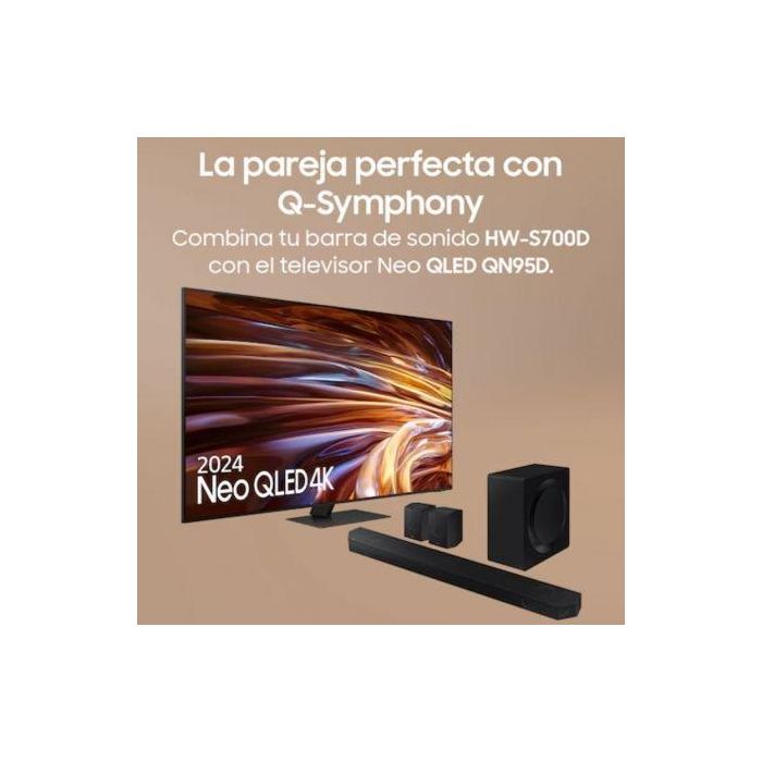 Samsung HW-S700D/ZF Barra de Sonido Ultra Slim 3.1 con Subwoofer Inalámbrico y Dolby Atmos 2024 3