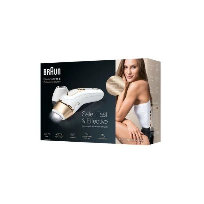 Depiladora de Luz pulsada Braun Silk-expert Pro 5 PL5117 IPL/ 3 Accesorios 2 Depiladora de Luz pulsada Braun Silk-expert Pro 5 PL5117 IPL/ 3 Accesorios 2