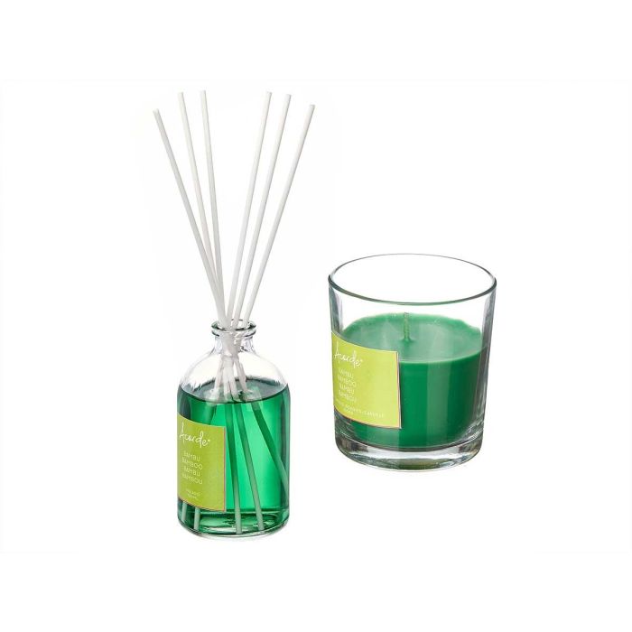 Set Mikado 100Ml Vela 30H Bambu Acorde 19X15CM (6 Unidades) 1 Set Mikado 100Ml Vela 30H Bambu Acorde 19X15CM (6 Unidades) 1