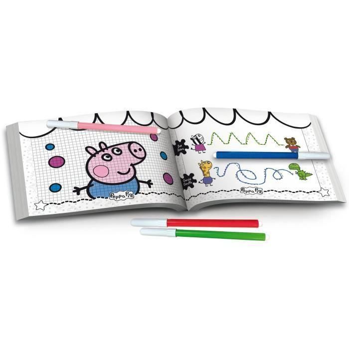 Lisciani AUC8008324092215 Escuela de Dibujo de Peppa Pig - Kit para Aprender a Dibujar 3