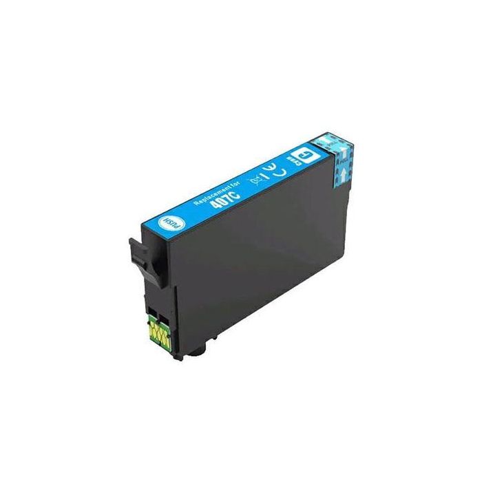 Dayma Cartucho Tinta Compatible Epson E407 XL Cian 1.900 Páginas para WF 4745, WF 4745DTWF, WorkForce Pro WF-4745, WorkForce Pro WF-4745DTWF