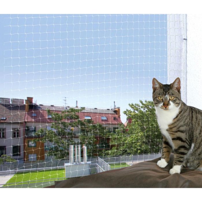 Trixie Red de protección para gatos 4 x 3 m transparente 1