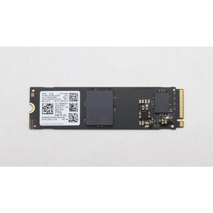 Lenovo SSD 512GB M.2 PCIe NVMe 2280, interfaz 4.0 x4, compatible con OPAL para almacenamiento seguro en portátiles ThinkPad