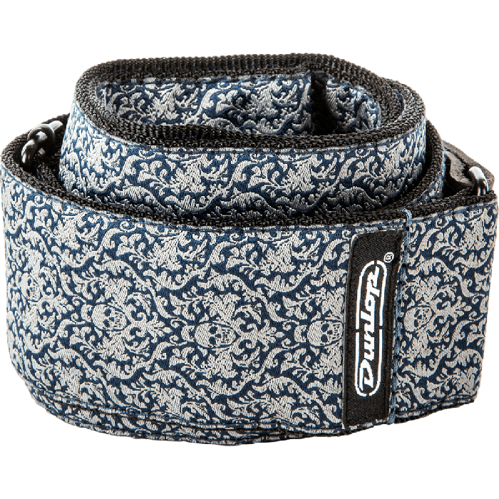 Correa Guit/ Bajo Jacquard - Fleurs De Skull 0 Correa Guit/ Bajo Jacquard - Fleurs De Skull 0