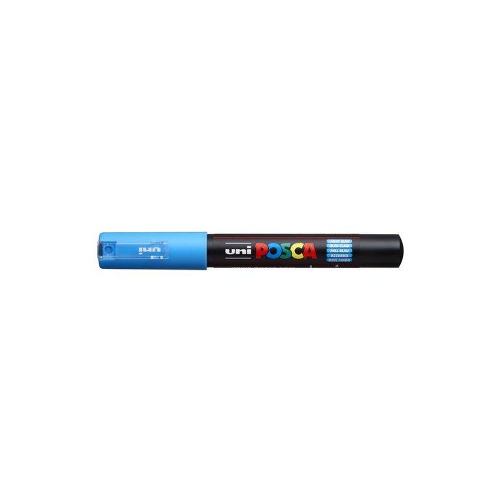 POSCA Marcador Pc-1M No Permanente Punta Fina 0.7-1 mm Azul Claro