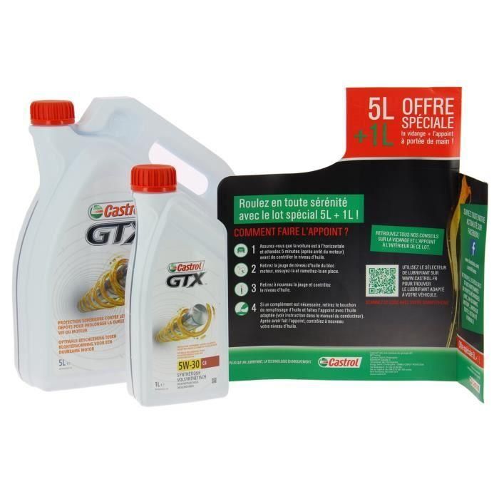 CASTROL GTX 5W-30 C4 5L + 1L 5