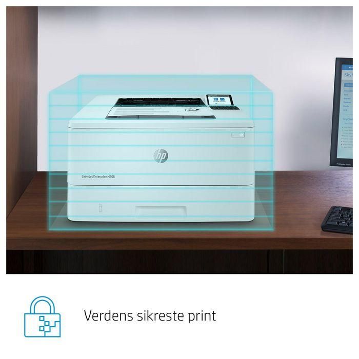 HP 3PZ15A Impresora Láser Monocromo LaserJet Enterprise M406DN | Dúplex Automático, Ethernet, 40 ppm, Seguridad Avanzada 46 HP 3PZ15A Impresora Láser Monocromo LaserJet Enterprise M406DN | Dúplex Automático, Ethernet, 40 ppm, Seguridad Avanzada 46