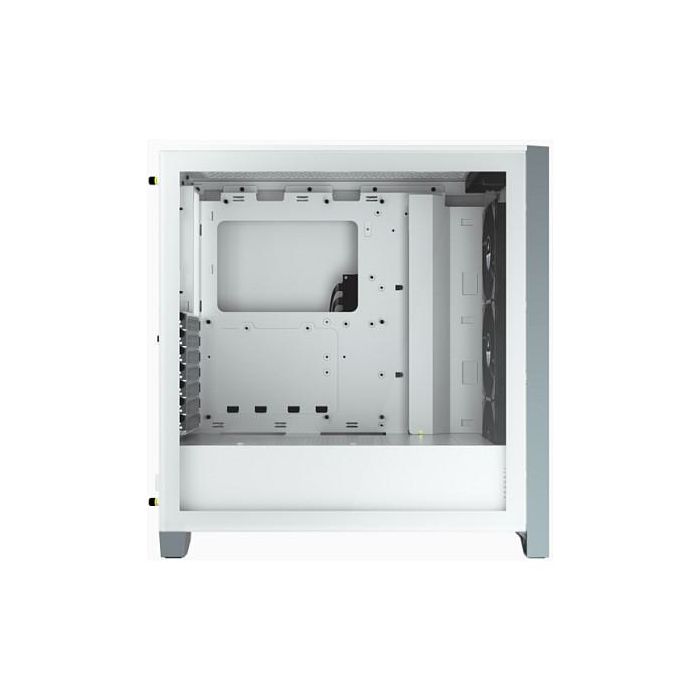 Corsair 4000X RGB Torre Midi ATX Blanca para PC Gaming con Ventana de Cristal Templado