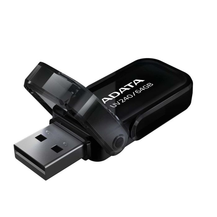 Adata Memoria USB 2.0 UV240 64GB Negro - Modelo AUV240-64G-RBK 1 Adata Memoria USB 2.0 UV240 64GB Negro - Modelo AUV240-64G-RBK 1