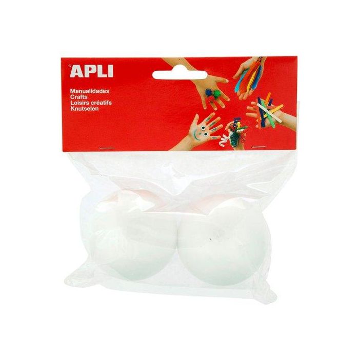 Bolas Poliespan Apli 70 Mm. Bolsa De 2 (Set de 5)