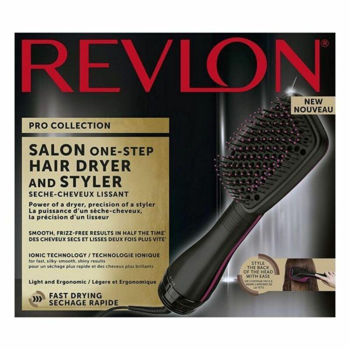Cepillo Térmico Revlon RVDR5212 Negro Rosa 800W 1 Cepillo Térmico Revlon RVDR5212 Negro Rosa 800W 1
