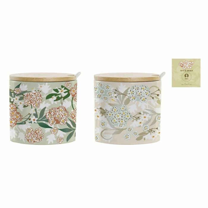 Azucarero DKD Home Decor Bambú Dolomita (7,5 x 7,5 x 7,5 cm) 2 Azucarero DKD Home Decor Bambú Dolomita (7,5 x 7,5 x 7,5 cm) 2