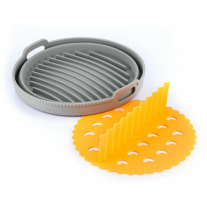 Cesta de Silicona Plegable para Freidora de Aire Fliynner InnovaGoods 15 Cesta de Silicona Plegable para Freidora de Aire Fliynner InnovaGoods 15