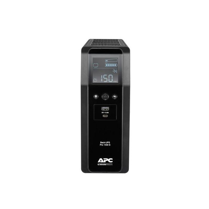 APC BR1600SI Sistema Alimentación Ininterrumpida (UPS) Línea Interactiva 1.6 kVA 960 W, 8 Salidas AC