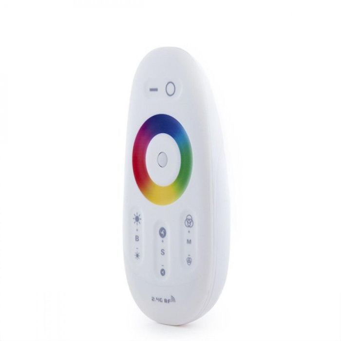 Controlador Mando Táctil RF 2.4GHz Inalámbrico para Tiras LED RGBW 12-24V DC hasta 576W con Control de Brillo, Colores y Memoria 2 Controlador Mando Táctil RF 2.4GHz Inalámbrico para Tiras LED RGBW 12-24V DC hasta 576W con Control de Brillo, Colores y Memoria 2
