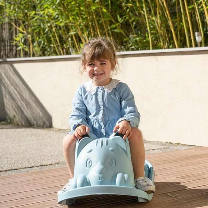 S.Life Balancín Infantil Gato Azul de Plástico para Niños a partir de 2 años 4 S.Life Balancín Infantil Gato Azul de Plástico para Niños a partir de 2 años 4