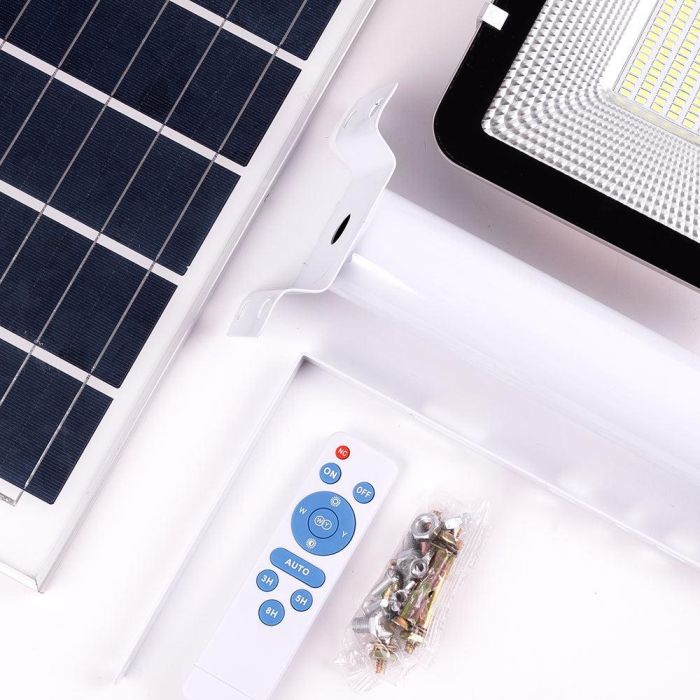 Farola LED Solar-Control Remoto- Dimable- Panel: 6V 100W Batería: 3,2V 15000MaH [HO-FAR-SOL-100W-CW] 5