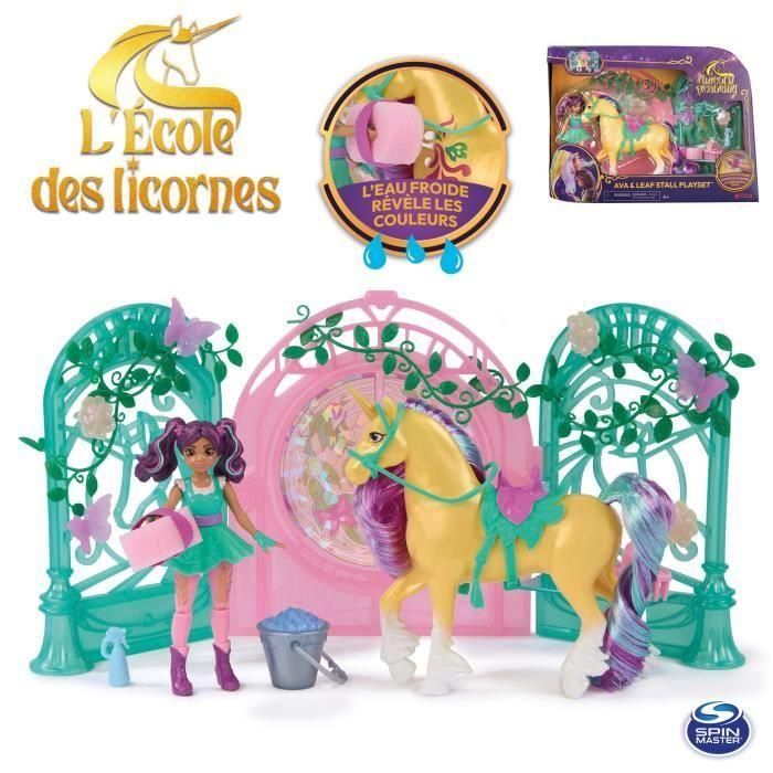 SET DE JUEGO SPIN MASTER MINI MUÑECA AVA Y LEAF COLOR REVEAL Unicorn Academy 3 SET DE JUEGO SPIN MASTER MINI MUÑECA AVA Y LEAF COLOR REVEAL Unicorn Academy 3