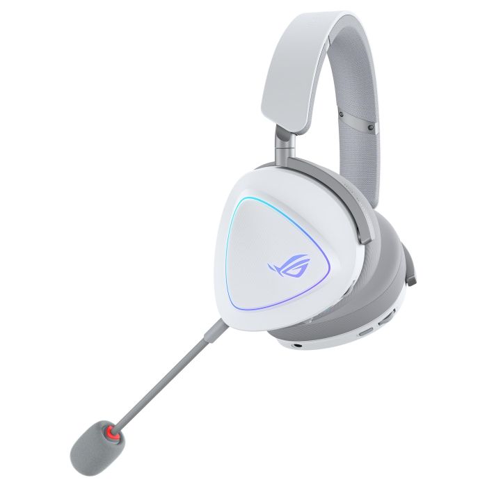 ASUS ROG Delta II Auriculares Inalámbricos y Alámbricos Blanco Compatibilidad Multiplataforma USB-C Bluetooth Juego 1