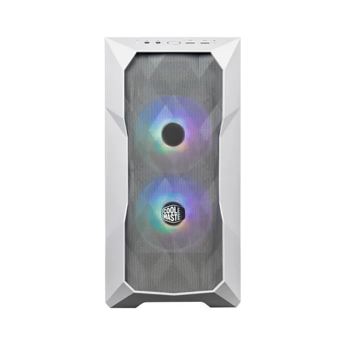 Cooler Master TD300-WGNN-S00 Caja de PC de Juegos MATX TD300 Mesh White ARGB 2