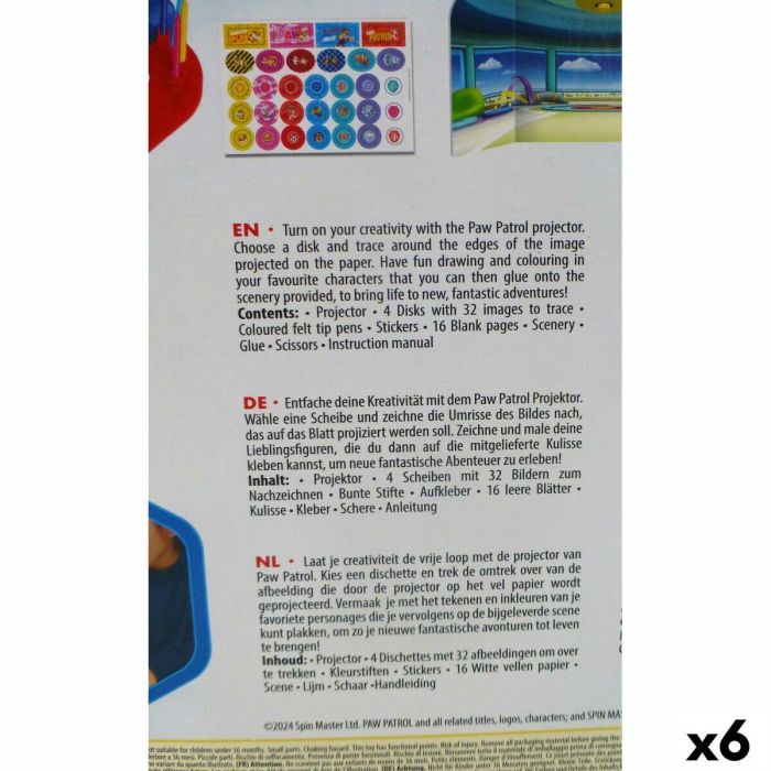 Set de Dibujo The Paw Patrol (6 Unidades) 16 Set de Dibujo The Paw Patrol (6 Unidades) 16