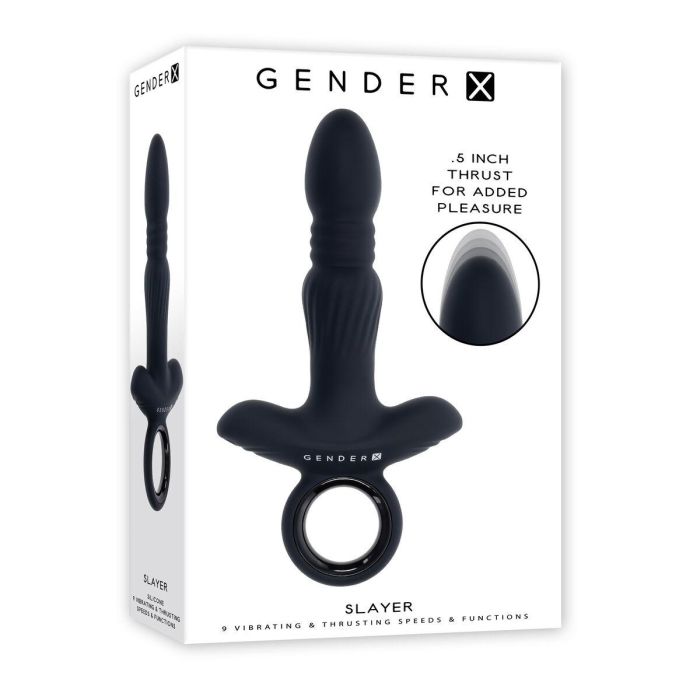 Dildo Gender X SLAYER Negro 1 Dildo Gender X SLAYER Negro 1