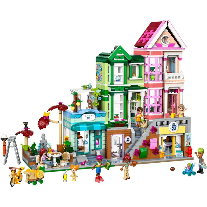 LEGO 42670 Friends Apartamentos y tiendas de Heartlake City Juego creativo para niñas 1