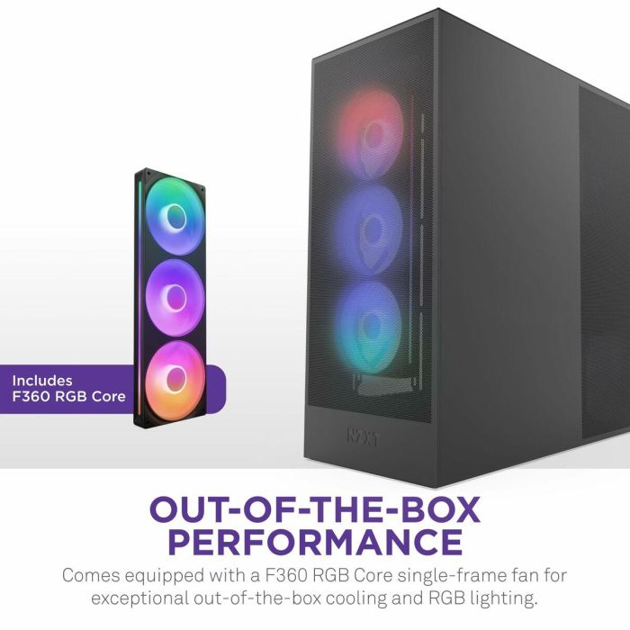 NZXT CM-H72FB-R1 H7 Flow RGB Caja de Torre Media con Ventiladores RGB Incluidos - Negra 19