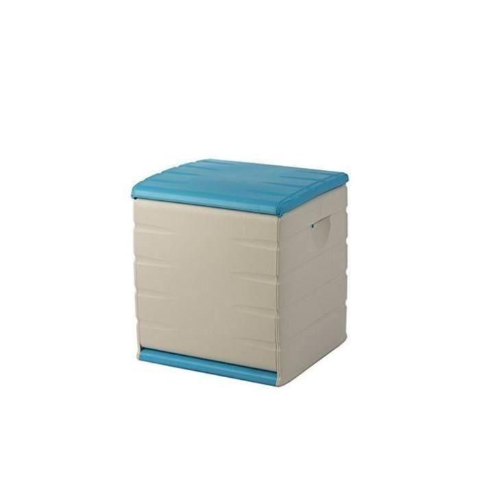 Plastiken Arcón con Ruedas 190L Beige y Azul - Cofre Almacenamiento Space Saver con Candado y Ruedas 1 Plastiken Arcón con Ruedas 190L Beige y Azul - Cofre Almacenamiento Space Saver con Candado y Ruedas 1