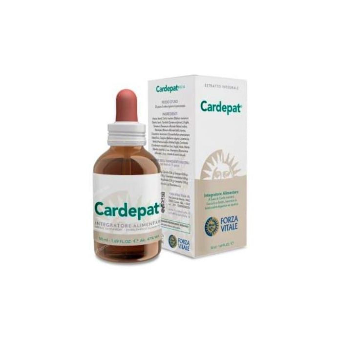 FORZA VITALE Cardepat Extracto 50ml - Contribuye a función hepática normal con Cardo Mariano