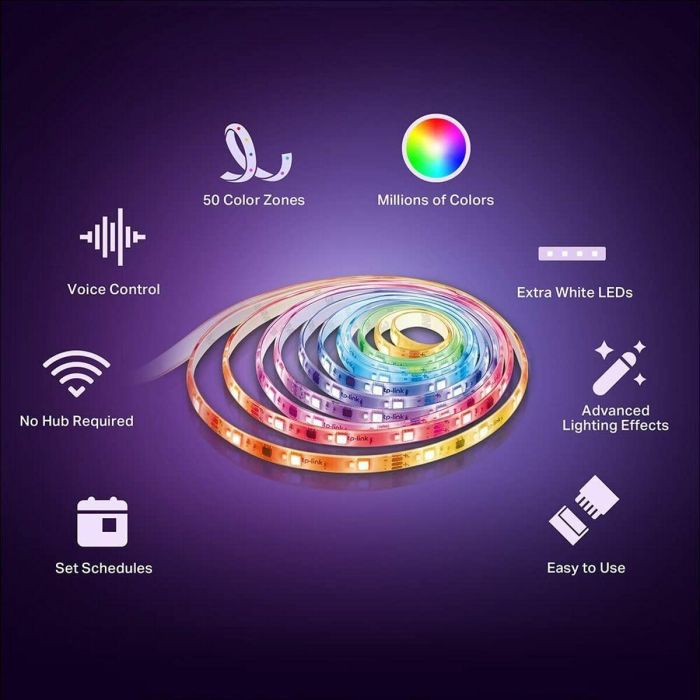 TP-Link Tapo L930-5 Tira de Luz Inteligente Wi-Fi LED, 5 Metros, Multicolor y Regulable 4 TP-Link Tapo L930-5 Tira de Luz Inteligente Wi-Fi LED, 5 Metros, Multicolor y Regulable 4