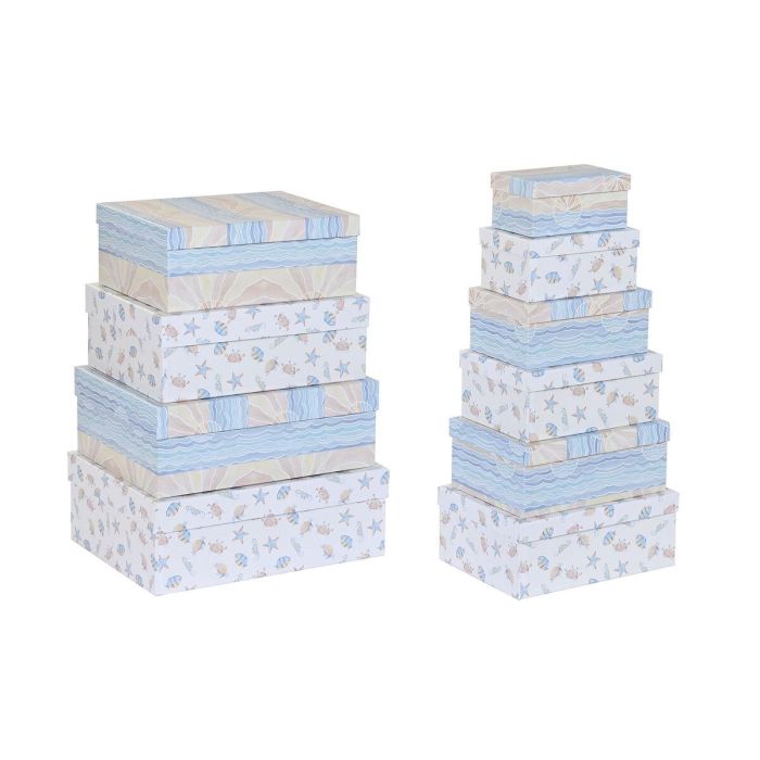 Caja Kids DKD Home Decor Multicolor Multicolor 33.5 x 15.5 x 43.5 cm Set de 10 Caja Kids DKD Home Decor Multicolor Multicolor 33.5 x 15.5 x 43.5 cm Set de 10