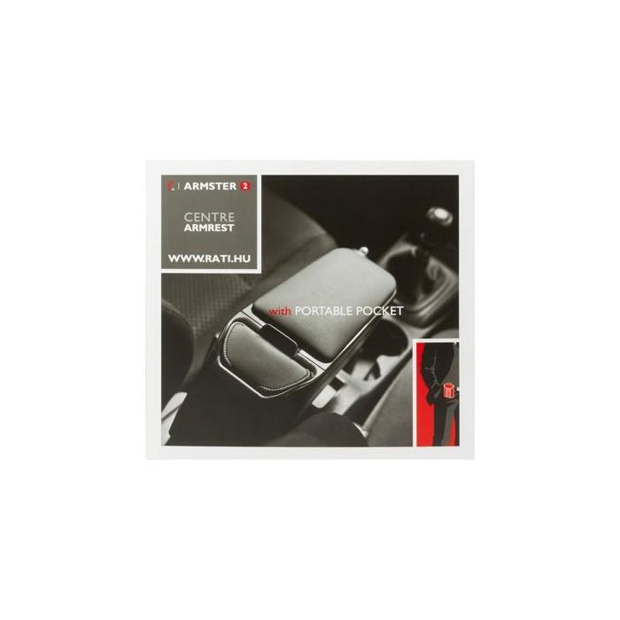 Apoyabrazo Negro-Gris Soul Am 2009- Kia V00378 2 Apoyabrazo Negro-Gris Soul Am 2009- Kia V00378 2