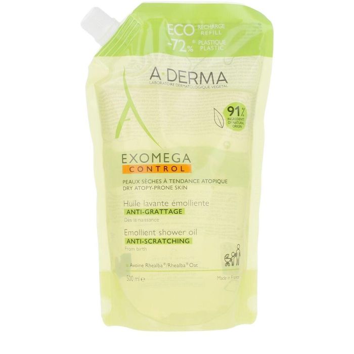A-Derma EXOMEGA CONTROL aceite eco-recambio Gel de baño 500 ml