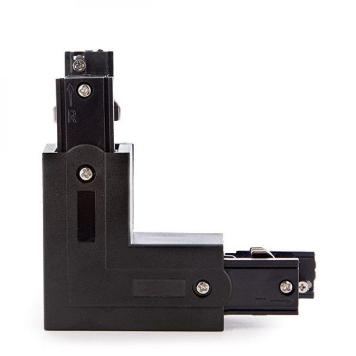 Conector L Carril Trifásico Negro 2 Conector L Carril Trifásico Negro 2