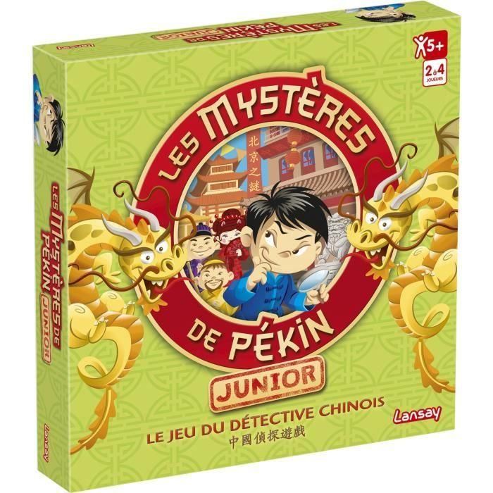 Lansay Les Mysteres De Pekin Junior - Juego de Detectives Chino para Niños (5+ años), versión Junior, sin lectura (2-6 jugadores)