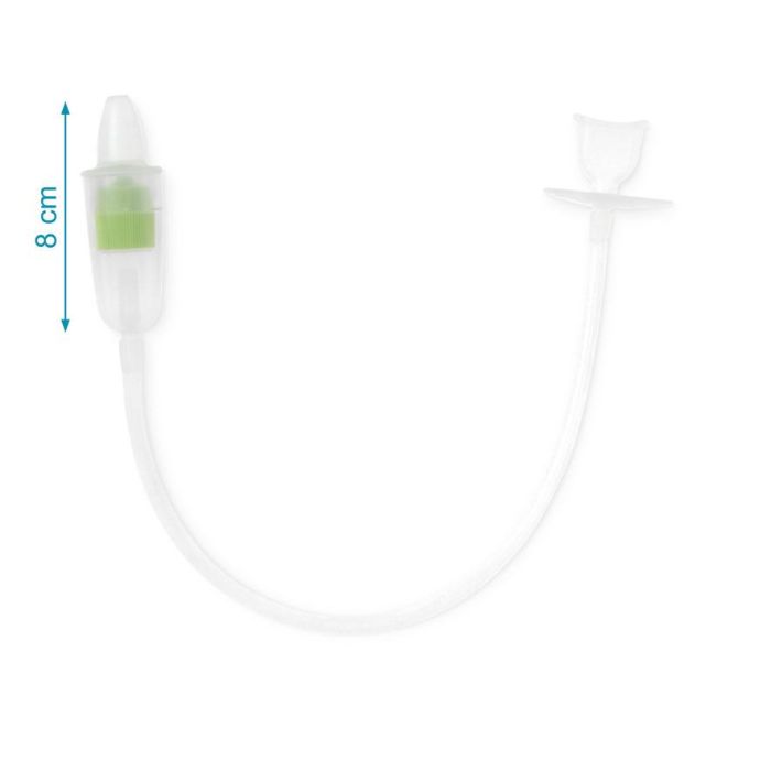 KioKids Aspirador Nasal para Bebés Succión Controlada Sin Filtros ni Perilla Fácil Lavado +0 Meses Transparente Fabricado en España 2