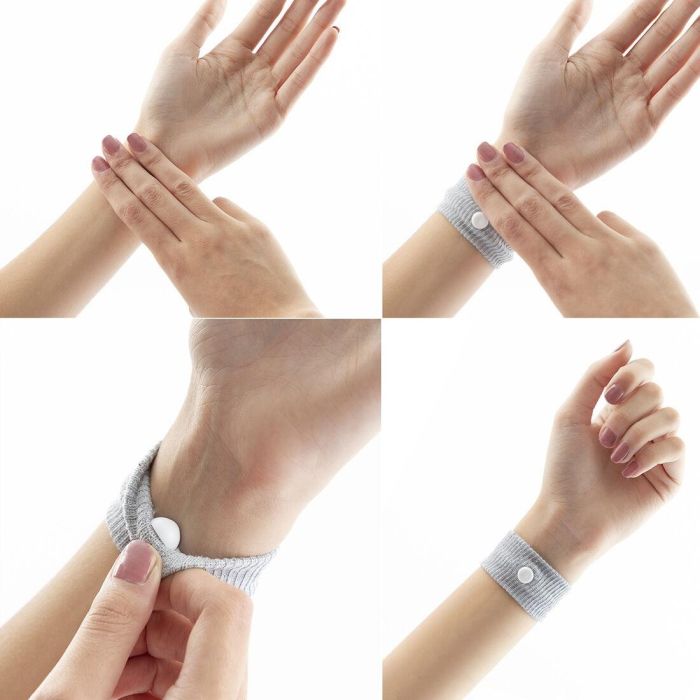 Pulsera Antimareo con Punto de Presión Nei-Kuan Nona InnovaGoods (Pack de 2) 4