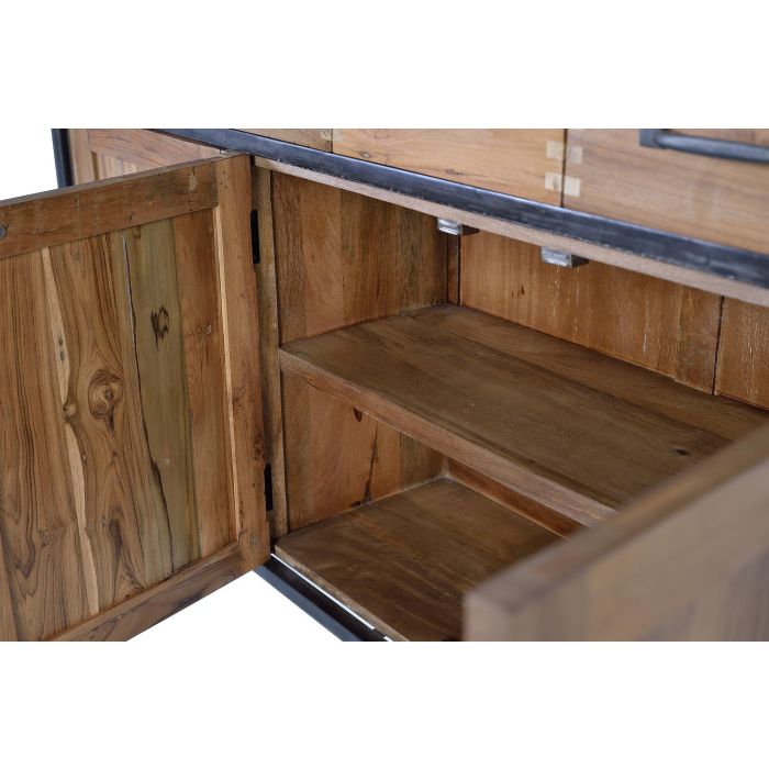 Giner y Colomer Aparador de Madera de Teca y Mango con Metal Marrón 110x140x40 cm 6