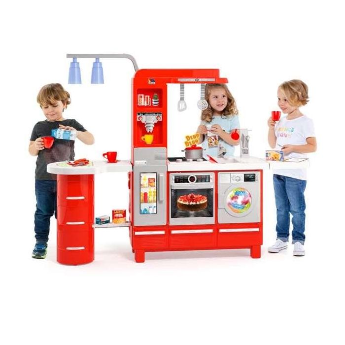 Molto Cocina electrónica gourmet con grifo, luces y sonidos 113x150x36 cm de Plástico para +3 años, pilas incluidas 2